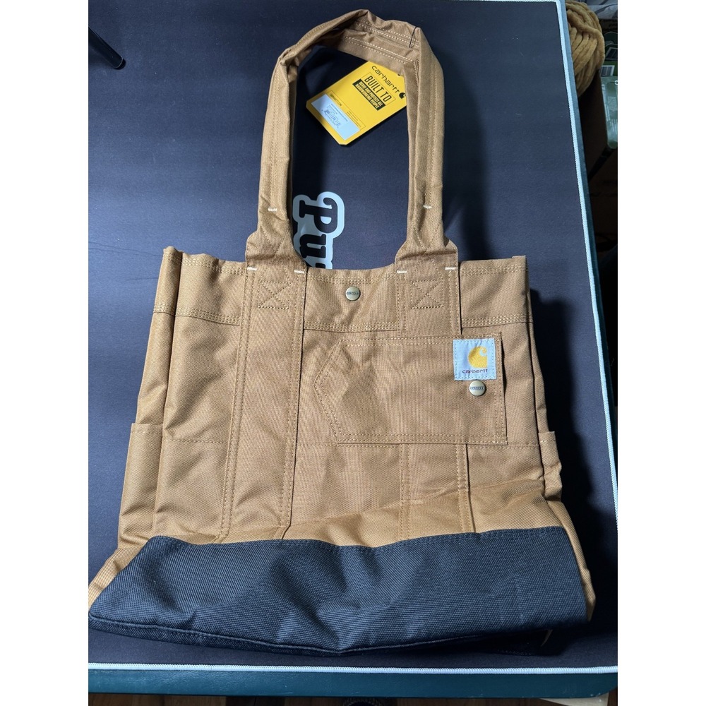 Carhartt Gear B0000380 Vertical Snap Tote - Carhartt Brown
